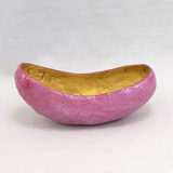 腥臙脂金彩桜花匙型小鉢