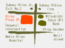 map of Hiroo Plaza
