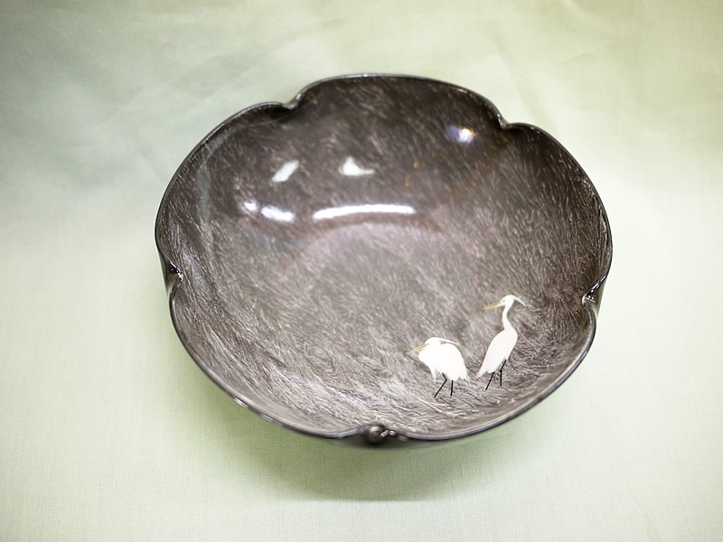 白鷺菓子鉢
