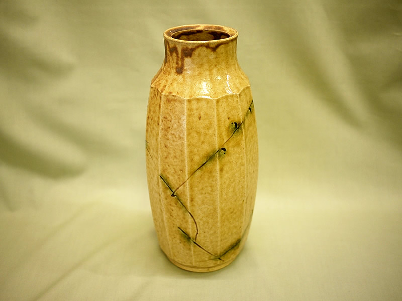 黄瀬戸花瓶